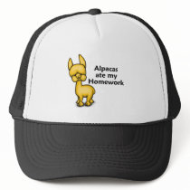 Alpacas ate my Homework Hats
