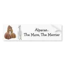 Alpacas Bumper Sticker