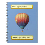 Alpenglow Hot Air Balloon Notebook