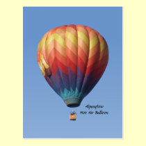 Alpenglow Hot Air Balloon Postcard postcards