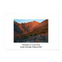 Alpenglow on Longs Peak posters