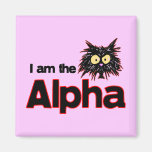 Alpha Cat Refrigerator Magnets