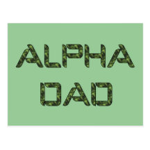 Alpha Dad Post Cards
