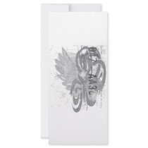 Alpha Delta (beta) - Modern Grunge Custom Rack Cards
