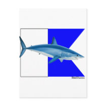 Alpha Dive Flag Collection postcards