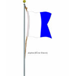 Alpha "Diver Down" Nautical Signal Flag t-shirts