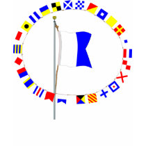 Alpha "Diver Down" Nautical Signal Flag t-shirts