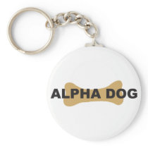 Alpha dog key chain