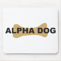 Alpha dog mouse pads