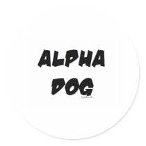 Alpha Dog Sticker