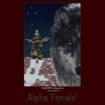 ALPHA FEMALE II ~ Hoody & Tops t-shirts by RavenSpiritPrints ALPHA FEMALE II ~ Hoody & Tops t-shirts