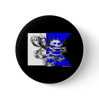 Alpha Flag Divers Collection Pinback Button by DiversDen