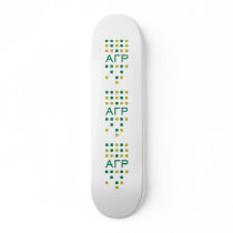 Alpha Gamma Rho - Letters Vertical Skate Boards