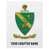 Alpha Gamma Rho Official Coat of Arms Flyer Design