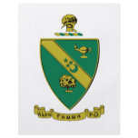 Alpha Gamma Rho Official Coat of Arms Full Color Flyer