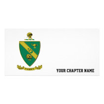 Alpha Gamma Rho Official Coat of Arms Photo Greeting Card