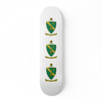 Alpha Gamma Rho Official Coat of Arms Custom Skateboard
