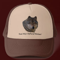 Alpha Grey Wolf Collection hats by RavenSpiritPrints Alpha Grey Wolf Collection hats