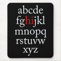 Alpha "hi" mousepads