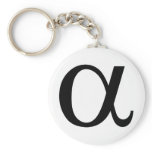 alpha icon a key chains