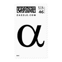 alpha icon a postage