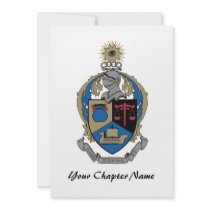 Alpha Kappa Psi - Coat of Arms Invitations