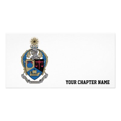 Alpha Kappa Psi - Coat of Arms Photo Card Template by AlphaKappaPsi