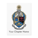 Alpha Kappa Psi - Coat of Arms Postcard