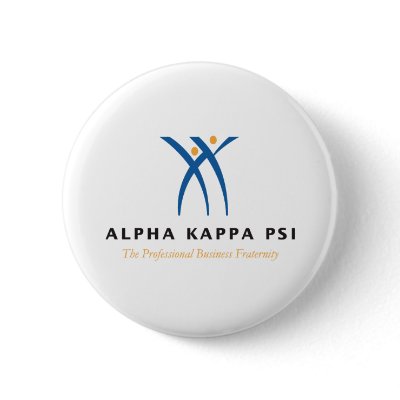 Alpha Kappa Psi Name and Logo Pin by AlphaKappaPsi
