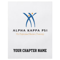 Alpha Kappa Psi Name and Logo Full Color Flyer