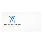 Alpha Kappa Psi Name and Logo Photo Card Template