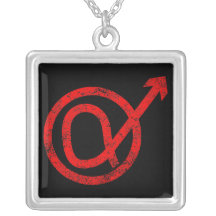 Alpha Male Sign Pendant