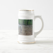 Alpha Male Wolf Stein Mugs