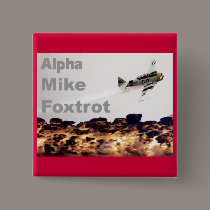 Alpha Mike Foxtrot buttons