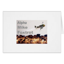 Alpha Mike Foxtrot cards