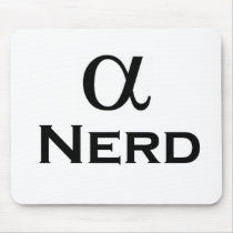 alpha nerd mousepads