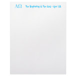 ALPHA/OMEGA Letterhead