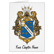 Alpha Phi Omega Color - Crest Cards