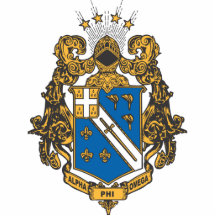 Alpha Phi Omega Color - Crest Cut Out