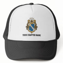 Alpha Phi Omega Color - Crest Trucker Hats