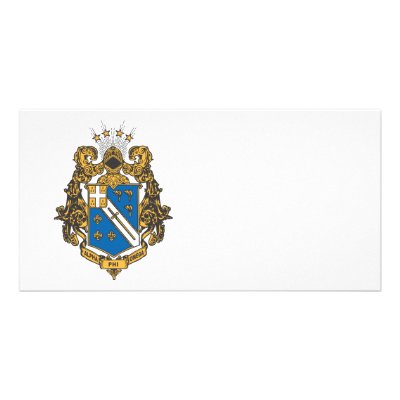 Alpha Phi Omega Color - Crest Photo Card Template by AlphaPhiOmega
