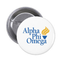 Alpha Phi Omega Color - Torch Button