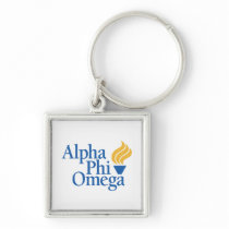 Alpha Phi Omega Color - Torch Key Chain