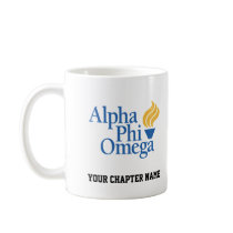 Alpha Phi Omega Color - Torch Coffee Mugs