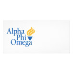 Alpha Phi Omega Color - Torch Picture Card