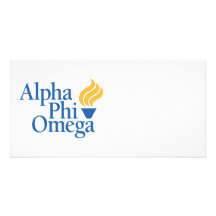 Alpha Phi Omega Color - Torch Picture Card