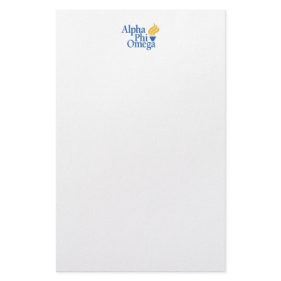 Alpha Phi Omega Color - Torch Stationery by AlphaPhiOmega