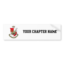 Alpha Sigma Alpha Crest Bumper Sticker