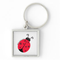 Alpha Sigma Alpha Ladybug Keychains