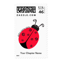 Alpha Sigma Alpha Ladybug Stamp